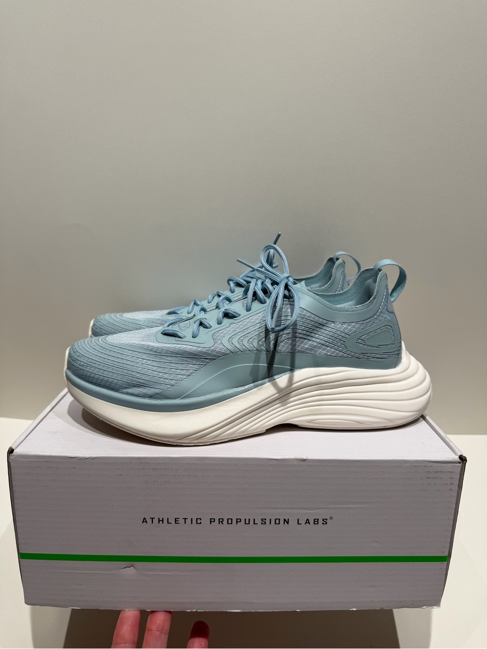 APL Women's Streamline Sneakers in Elder Green and White 8
